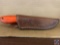 Damascus Hunter's Knife Measuring (8