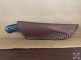 Damascus Fixed Blade With Full Tang. Measur's (8