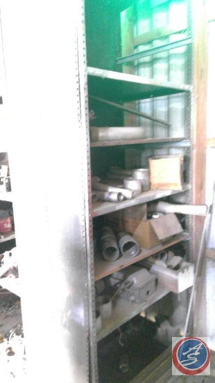 (1) 3x16 shelving unit All One Money, assorted conduit fittings, safety switch