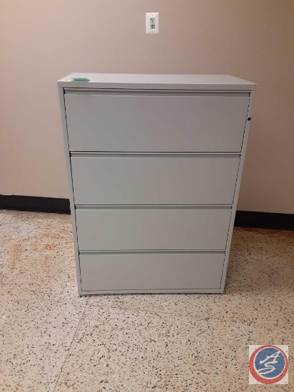 Lateral File Cabinet (no key) - (4) Drawer 36" x 18" x 50"