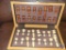 Wooden Folding Chest Set with Wood Carved Chess Pieces