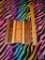 Hand Crafted Wooden Trivet made from 6 different woods