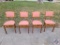 Vintage Stakmore Pink Table and 4 folding Chairs