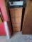 2 Wooden four drawer file cabinets