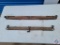 2 vintage wood/Iron single harnesses