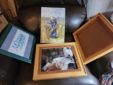 Wheat Collector, Montana, Dog and Cat friend and wood frame