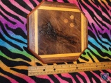 Hand Crafted Wooden Trivet made from 5 different woods