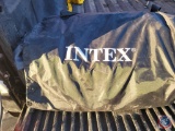 Intex Queen air mattress and Speedo vest life jacket