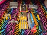 Misc: tools (file, hammer, chisels and rivet gun