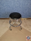 Vintage Brewer adjustable stool on casters