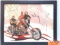 Orange County Choppers framed print.