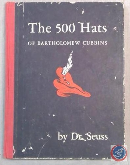 The 500 Hats of Bartholomew Cubbins by Dr. Seuss; copyright 1938 by The Vanguard Press.