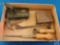 (1) flat with assorted items, chassis punch set .