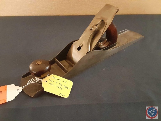 (1) Vintage Stanley #6 Bench Plane Type 4 Prelateral 1874 - 1884