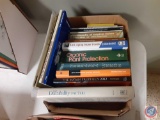 (1) box assorted books.