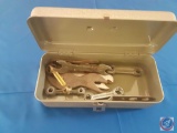 (1) tool box small universal wrenches