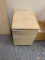 (2) drawer file cabinet made of pine, 16