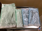 Misc Forceps, 4 Stainless Medicine cups, 1 Stainless Bowl by Polo