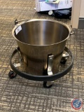 stainless steel surgical kick bucket, 11high x 14 wide