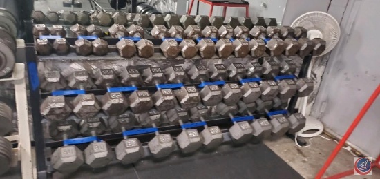 Weight rack; weights not included