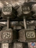 {{2X$BID}} 55 lb Free Weights