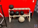 canada weight rack ,medicine balls not included