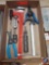 (1) Flat with Pipe Wrench, Locknut Pliers, Drill Chuck, Wire Strippers, Impact Screw Driver,