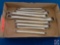 (1) Flat assorted Craftsman SAE box end wrenches.