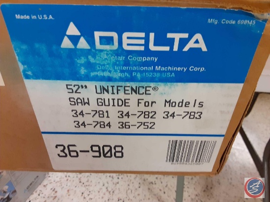 (1) Delta 52" Unifence Saw Guide Model 36-908 (New in Box) ...