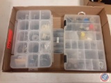 (1) Flat; 2 clear cases assorted items. 1 Clear case Metric (MM) size Mandrel...& Nose Piece.