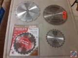 (4) Assorted Blades - Diablo Trex 7 1/4