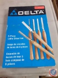 Delta 6-Piece Lathe Chisel Set