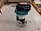 Makita; Brush less Extended Router Sub Base Plate Model# XTR01 18V, Cordless with battery.