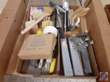 (4) boxes drywall tools