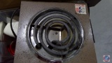 All One Money, electric burner, bandaids, scotch tape, spounges, 100% Copper Conductor wire,