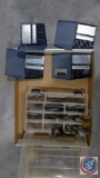 Assorted Drill sets, box of assorted bits and cutters.
