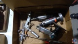 (1) Flat of assorted items; air nozzle, air grinders.