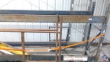 Metal Shelving , Metal Scaffolding, metal fence posts, other assorted items.