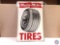 Multi-Mile Tires Painted Metal sign 36X24.