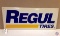 Regul Tires plastic sign 36X15.