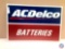 AC Delco Batteries Painted Metal Sign 36X24.