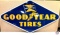 Good Year Tires Metal Porcelain Sign 60X32.