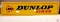 Dunlap Tires painted Metal Sign 60x14.