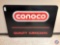 Conoco...Quality...Lubricants Painted Metal Sign 60x42.