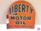 Liberty Motor Oil Painted Metal Sign 22x22.