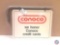Conoco We honor credit cards two sided painted Metal sign 24x18.
