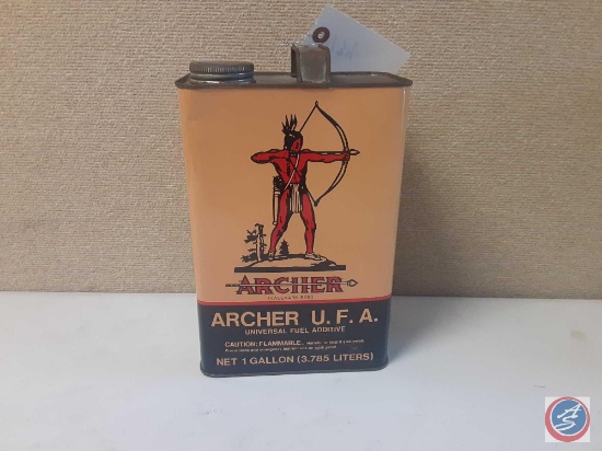 Metal Can Archer Universal Fuel Additive Can.