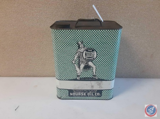 Nourse Oil Co. Metal Can.