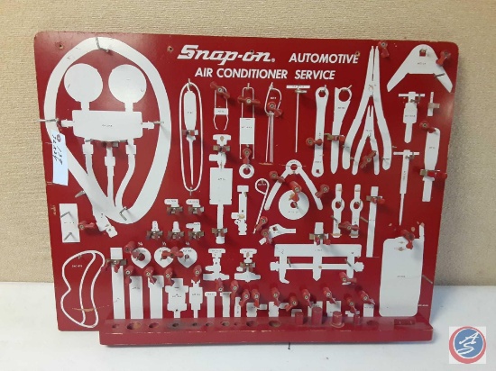 Metal Snap-On Automotive Air Conditioner Service Board, 32X24.