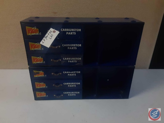 Vintage Holley Carburetor Parts Display Box.